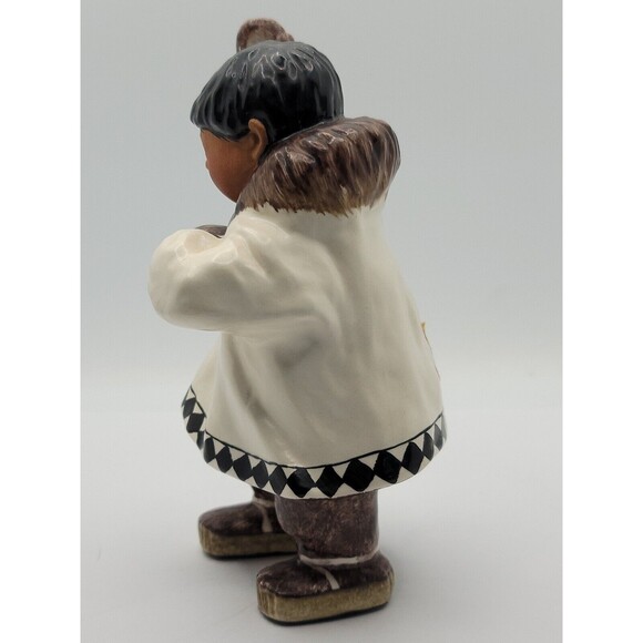 C. Alan Johnson Benny Alaska Inuit Eskimo Boy Figurine 1963 Vintage - Picture 2 of 7